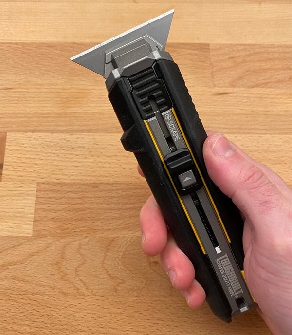 ToughBuilt Scraper Utility Knife Scraping Blade Mode