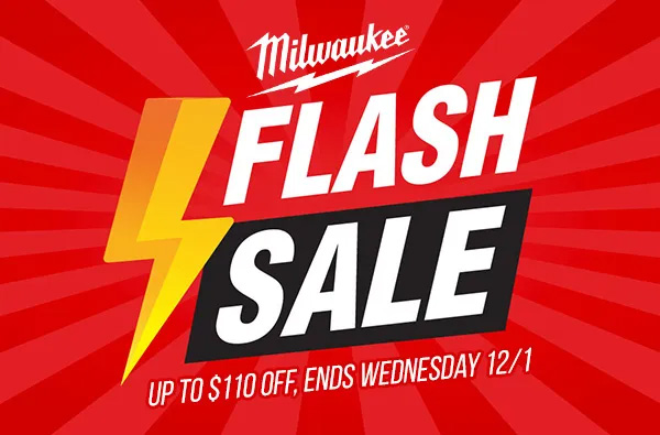 Milwaukee Flash Sale at Tool Nut 11302021